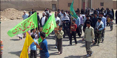 حضور پرشور مردم روستای خراجی در راهپیمایی روز قدس