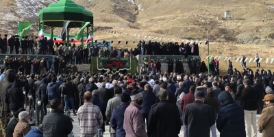 شهید گمنام شهرستان ایجرود در روستای خوئین تشییع شد      