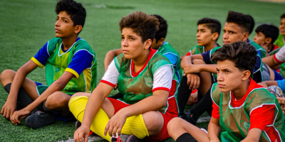 افتتاحیه مدرسه فوتبال شهید عجمیان شهرگوهران بشاگرد 