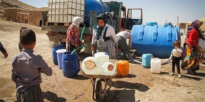 کمبود آب شرب در  روستای میهم علیا استان کردستان